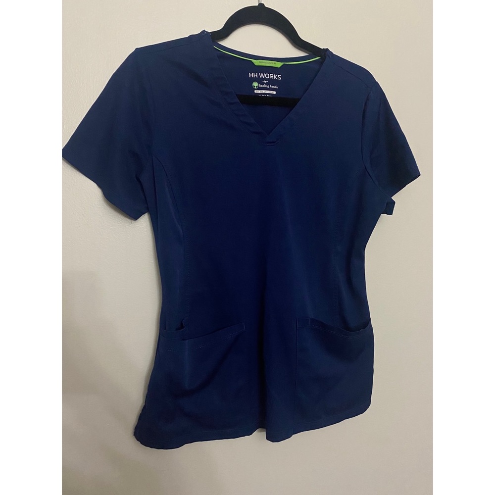 Healing Hands Navy Scrubs top!!